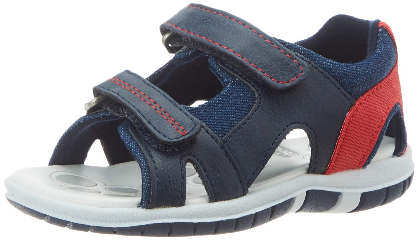 Chicco, Florian Sandal, Adjustable double velcro sandals Boy's, Blue/Red, 20