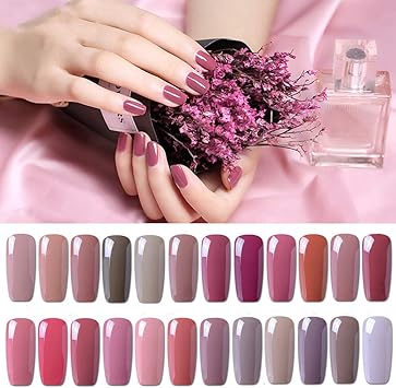Vernis Semi Permanent Vernis à Ongles Gel Uv Led Soakoff 24pcs Kit Manicure Pour Ongle Nu 8ml Gift Set De Clavuz