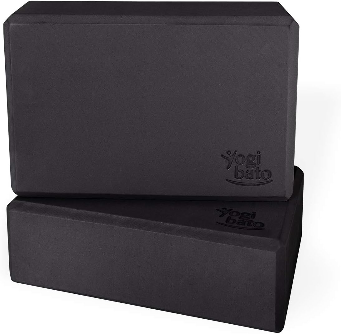 Yogibato Yoga Blocks Set of 2 High Density EVA foam Two Pieces