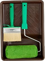 Fit For The Job 4pc 7" Shed Fence Roller Set & 4" Brush for Exterior Woodstain view 4