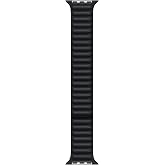 Apple Watch Band - Leather Link - (45mm) - Midnight - Medium/Large
