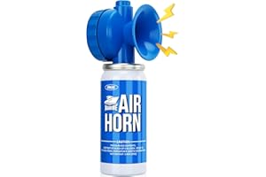 Fingig 1.4oz Boat Air Horn, Loud Mini Safety Horn Can, Sports Event Starting Horn, Mini Small Compressed Blow Fog Bear Air Horn, Celebrate Victory