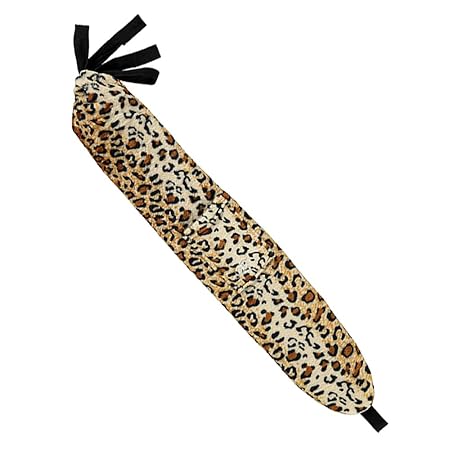 THE BODY BOTTLE 75 cm lange Luxus-Wärmflasche aus Natur-Kautschuk | weicher Fleece Bezug | extra lang zum Umbinden | Wärme un