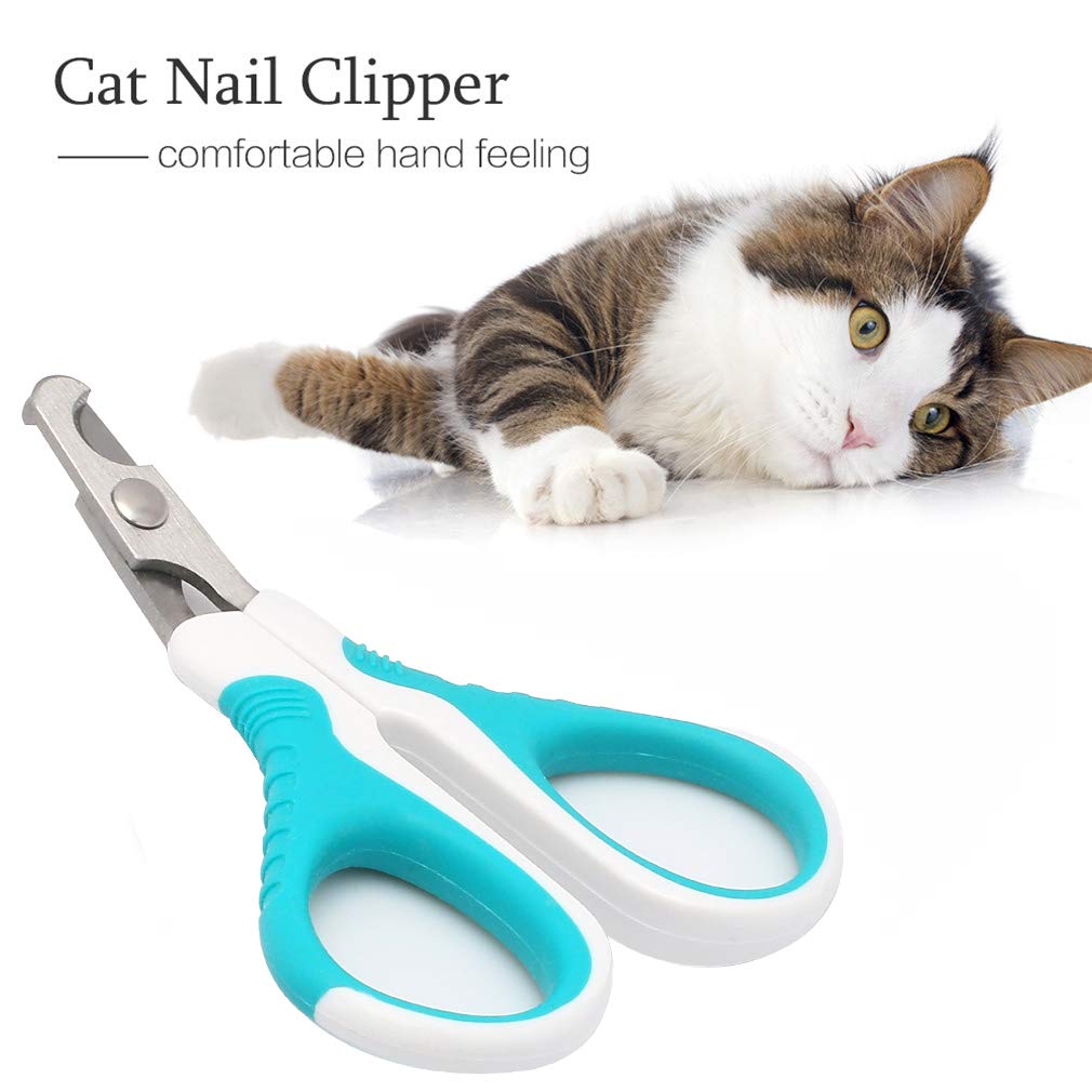 Cat Nail Clippers,Cat Claw Clippers & Claw Trimmer for Home Grooming