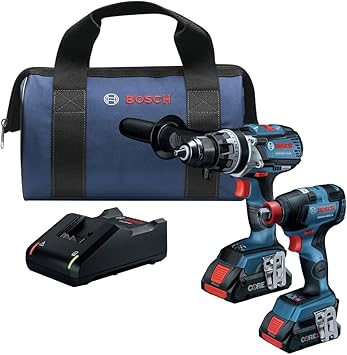 Bosch Gxl18v 224b25 18v 2 Tool Combo Kit With Connected Freak 1 4