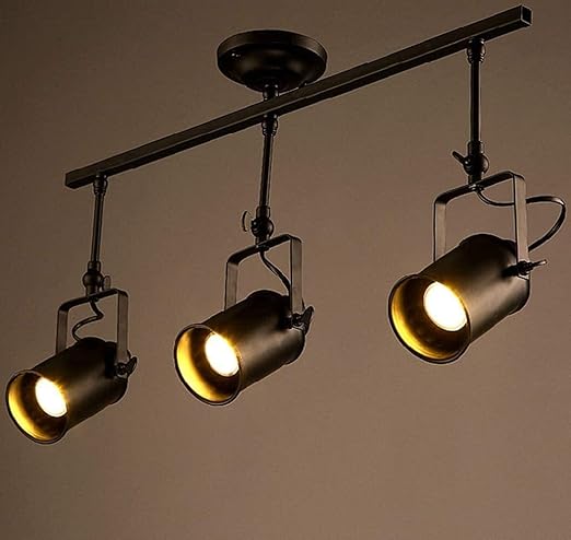 N\A ZGGYA Spotlight Moderna Interior 3 Luces Gota Industrial Light LED