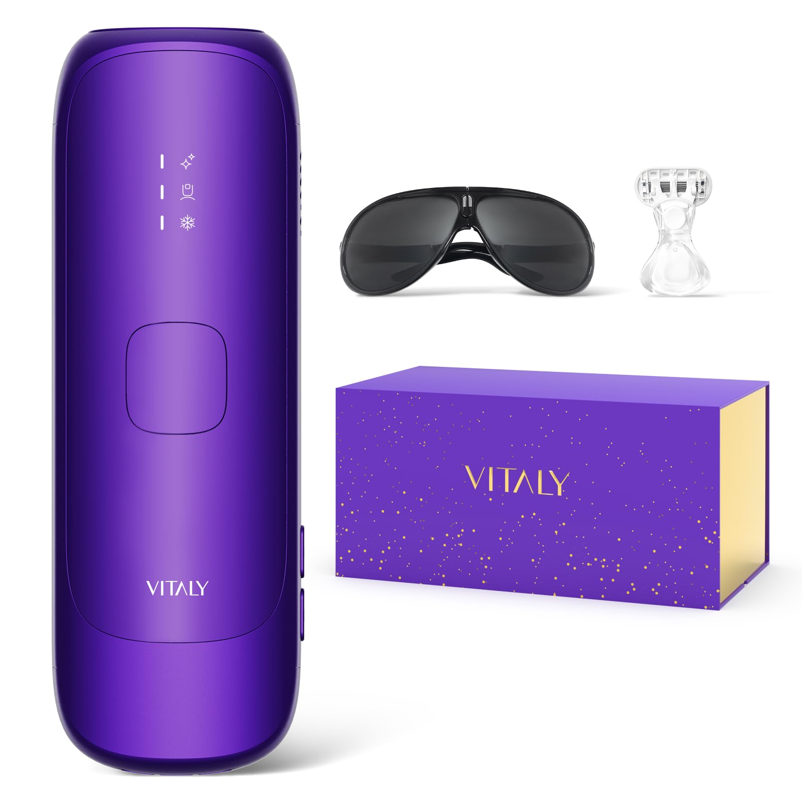 Photo 1 of IPL Laser Hair Removal Device For Women: Permanent Hair Removal With Ice-Cooling Care Function, to 999,999 Flashes Nearly Painless & Long-Lasting Results For Fast Full Body, Holiday Gifts