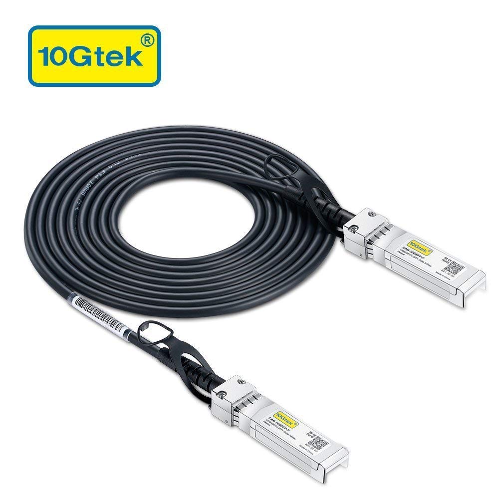 10Gtek 1.25G SFP DAC Twinax Cable 3-Meter(9.8ft), Passive, Compatible for Cisco SFP-1GBASE-CU3M, Ubiquiti UniFi, Netgear, D-Link, TP-LINK, Zyxel, QNAP NAS, Mikrotik and more