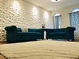 Art3d Textures 3D Wall Panels Diamond Design 32 Sq Ft White 19.7 x 19.7 in view 6