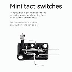 JANDECCN 10Pcs Lead Limit Switch Short Hinge Roller