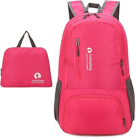 Amazon Co Jp Nunulu リュック メンズ 登山 バックパック バッグ 盗難防止 大容量多機能リュック 軽量 通学 通勤 出張 色 ピンク ホーム キッチン