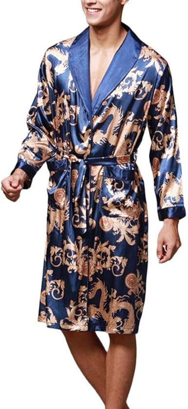 amazon mens silk dressing gown