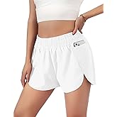 Blooming Jelly Women's Quick-Dry Running Shorts Workout Sport Layer Active Shorts with Pockets 1.75"