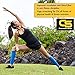 Calf Compression Sleeve - Running Leg Sleeves for Men & Woman - Helps Shin Splint Recovery - Calf Support & Leg Pain Relief - Improves Circulation - for Sports, Nurses, Maternity, Runners, Cycling
