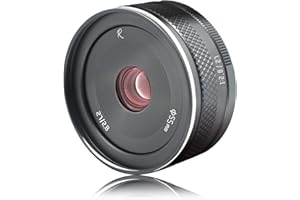 AstrHori 27mm F2.8 II Large Aperture Lens APS-C Manual Lens Compatible with Canon EF-M Mount Mirrorless Camera M,M2,M3,M5,M6,