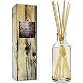 Urban Naturals Patchouli Woods Reed Diffuser Scent Sticks Gift Set | Sandalwood, Patchouli & Ylang Ylang | Scented Oil for Mid to Large Size Rooms. Vegan. Made in The USA