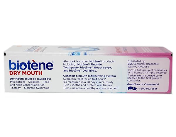 BIOTENE ORALBALANCE MOISTURIZING GEL, ALCOHOL FREE GEL AND DRY MOUTH GEL, FLAVOR FREE – 1.5 OZ