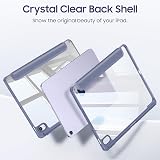 FINTIE Hybrid Case for iPad Air 11 M4/M3/M2 Lavender Grey – Pencil Holder view 4