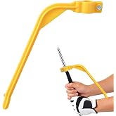 Xindojuz Golf Wrist Trainer Hinge, Golf Swing Training Aid, Yellow Black Red