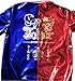 J-J DECO 5PCS Kids Girls Halloween Costume （Jacket + T- Shirt + Square Shorts+ 1Glove+Fishnets (M=120cm（6-8years）)