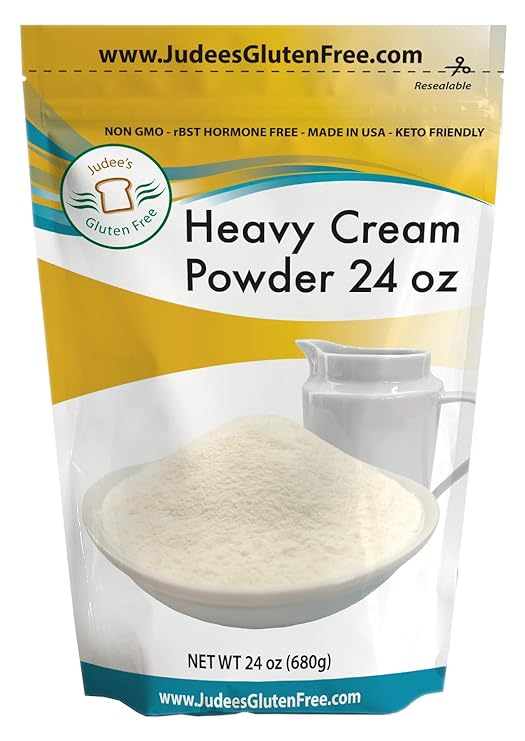 Judee's Heavy Cream Powder(24 oz) GMO and Preservative Free Produced