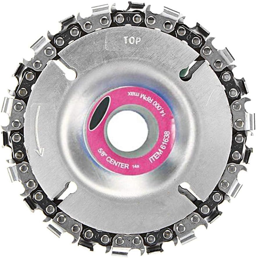 4 Inch Grinder Disc, LEEGOAL Chain Saw Blade and Chain 22 Tooth Cut