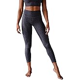 WAVRYN ACTIVE Women’s High-Waist Grey Lavish Leggings, Seamless Compression Yoga Pants with Tummy Control, Squat-Proof