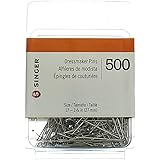 Singer Dressmaker Pins, 500-Count (3 Pack)