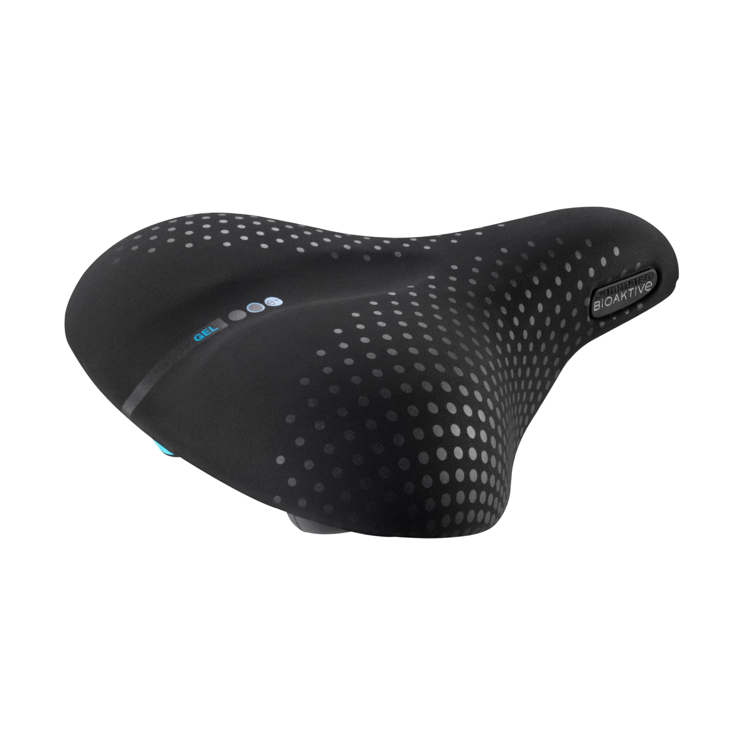 Selle San Marco Unisex - Adults BIOAKTIVE City Gel Saddle, Black Suede, S