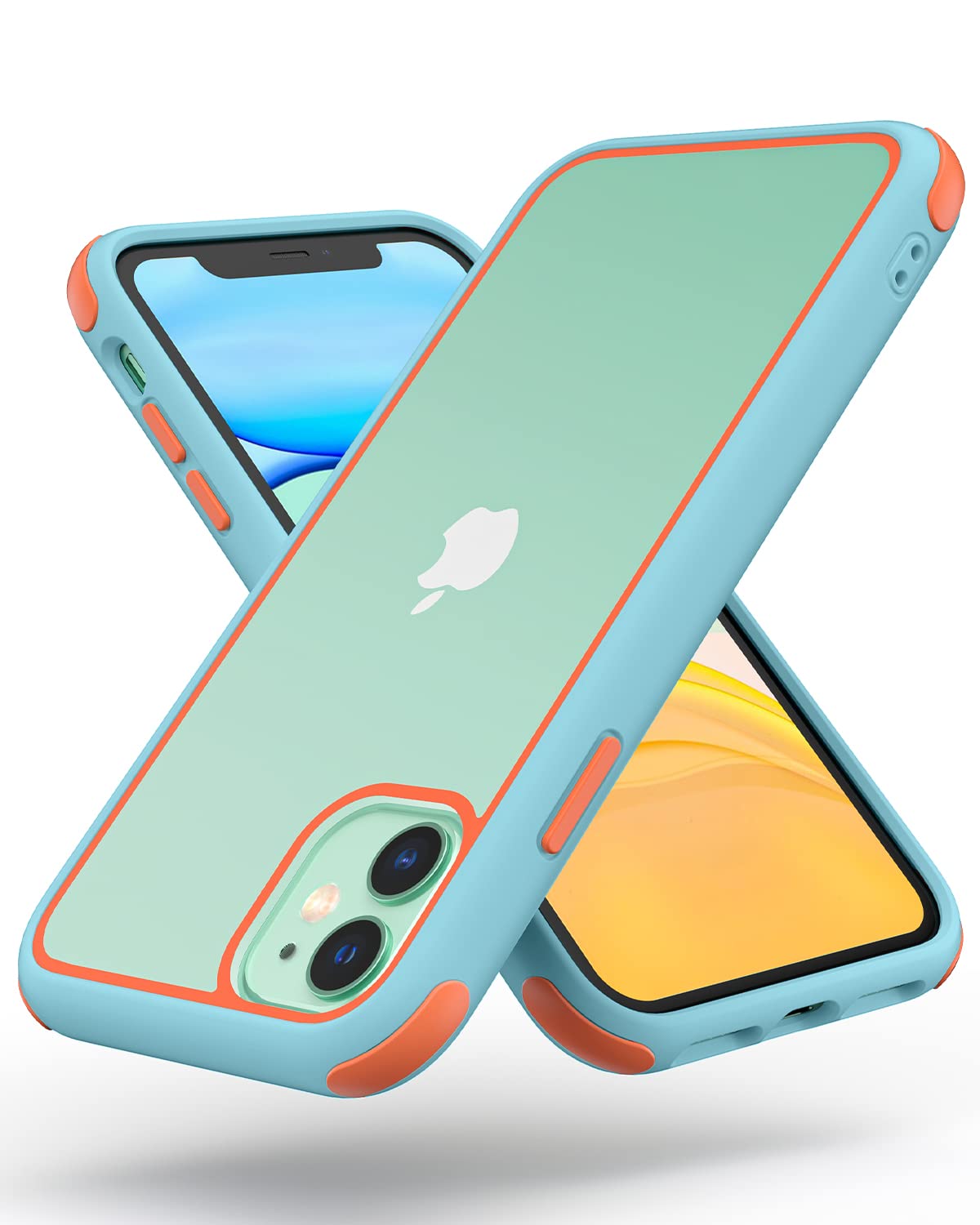 MobNano Compatible with iPhone 11, Ultra Thin Hybrid Case, Soft TPU Shockproof Bumper Anti Scratch Cover for iPhone 11 - Light Blue — image 1