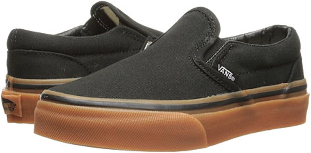 Vans Kids Classic SlipOn (Gumsole) Black/Classic Gum Skateboarding