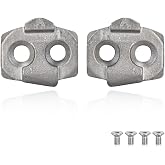 Rrskit for Time Mountain Bike Pedal Cleats ATAC System Stainless Steel Lock Shoe Replacement Cleats Lock Plate