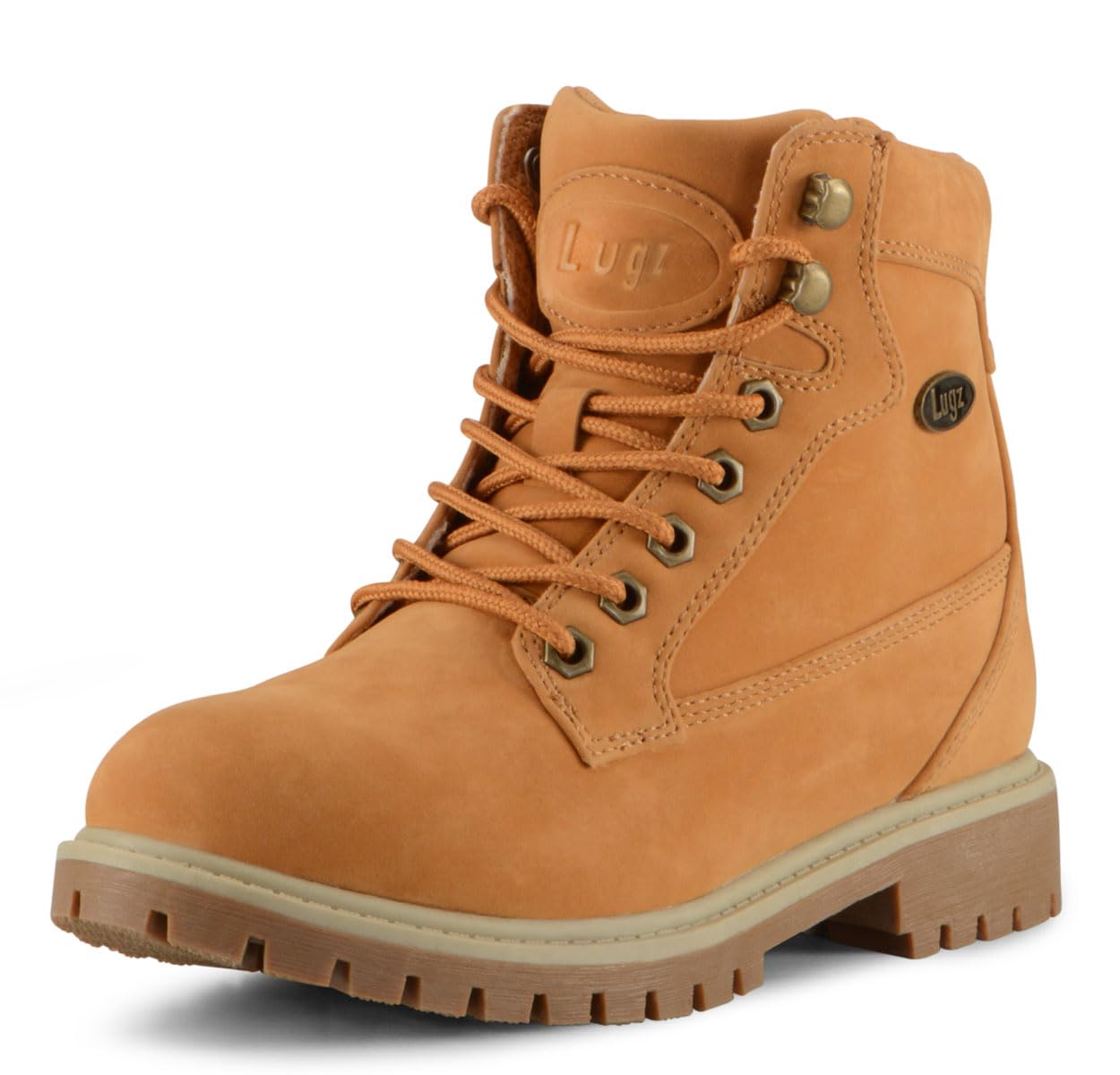Photo 1 of Lugz | Mantle Hi Womens Boots | Slip Resistant Womens Fall Boots | Everyday Women Footwear, Golden Wheat/Cream/Gum, 9 M