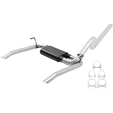 Flowmaster 17133 American Thunder Cat-Back Exhaust Kit 3 Inch Aluminized Steel with 2.5 Inch Tailpipes Compatible with 1995-1997 Chevy Camaro and Pontiac Firebird 5.7L.