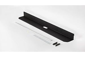 EZ-Hang by HANGMAN No Stud Premium Sound bar Shelf, 32", Black Powder Coat