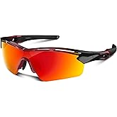 Rosemal Sports Sunglasses Polarized Cycling Sunglasses Running Driving Fishing Hiking for Men Women UV400 TAC TR90