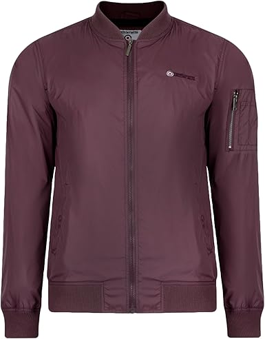 Lambretta Mens Ma1 Slim Fit Bomber Jacket Grape M At Amazon Men S Clothing Store
