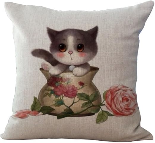 kawaii cat pillow