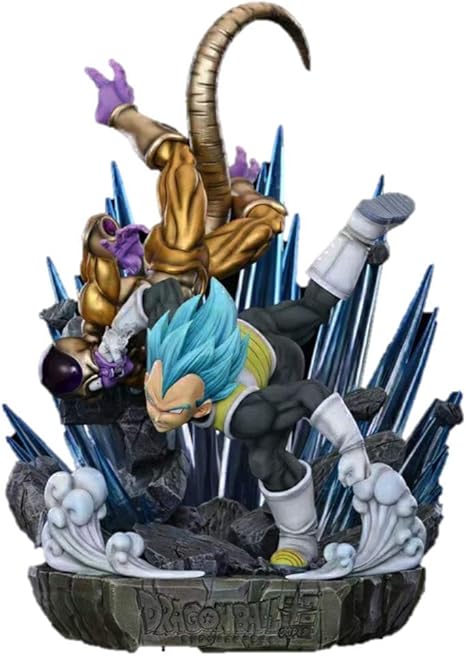 Amazon 予約受け ドラゴンボール フィギュア ベジータvsフリーザー ガレージキット 海外krcスタジオ塗装済み完成品 スタチュー フィギュア ドール 通販