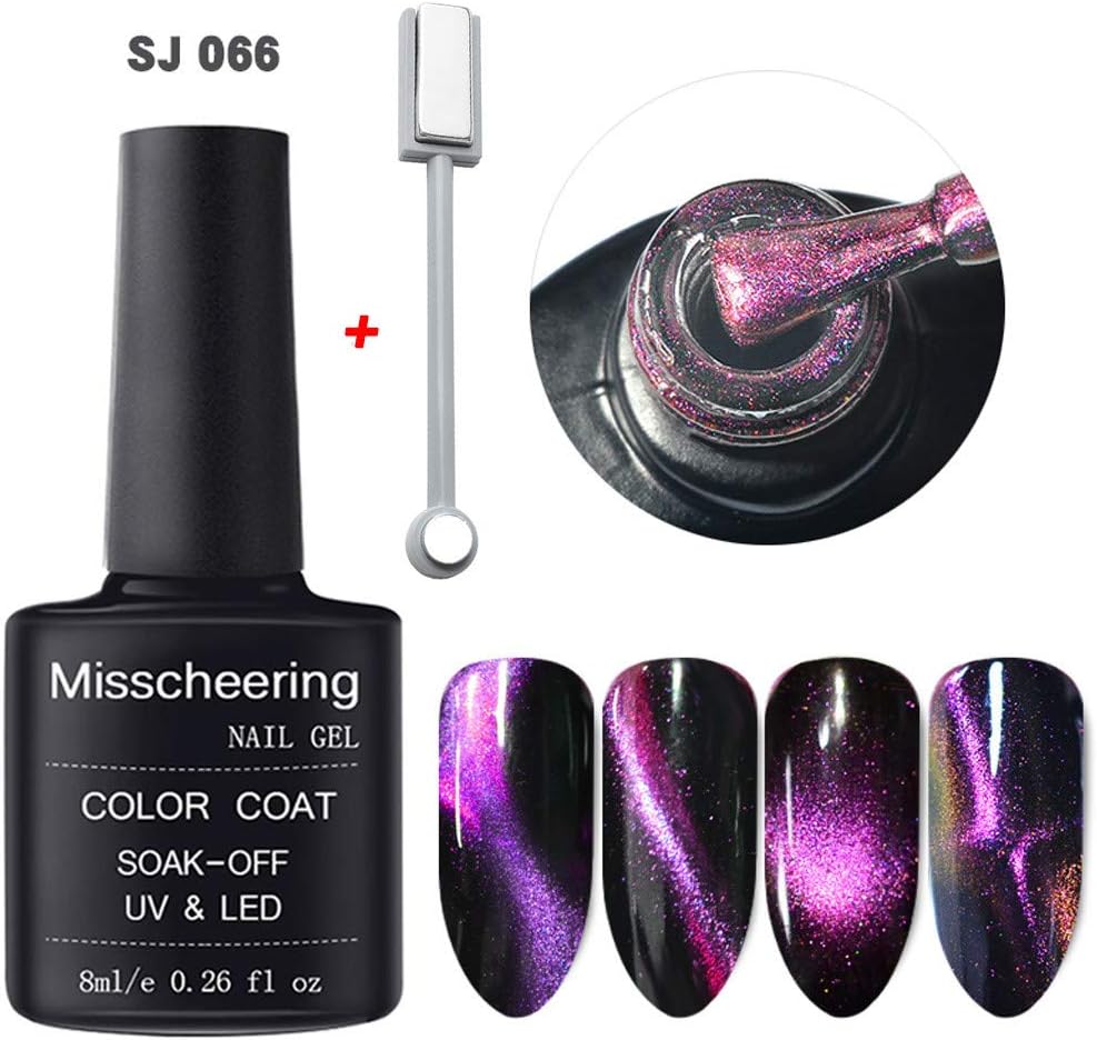 EAYLIS Polish 5D Nail Gel Magnet Magic Cat Eye Gel Nail Art UV LED Gel Magnet Slice Set
