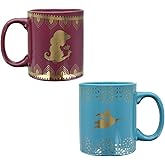 Disney Aladdin Princess Jasmine 11oz Ceramic Mug Set | 2 Pack