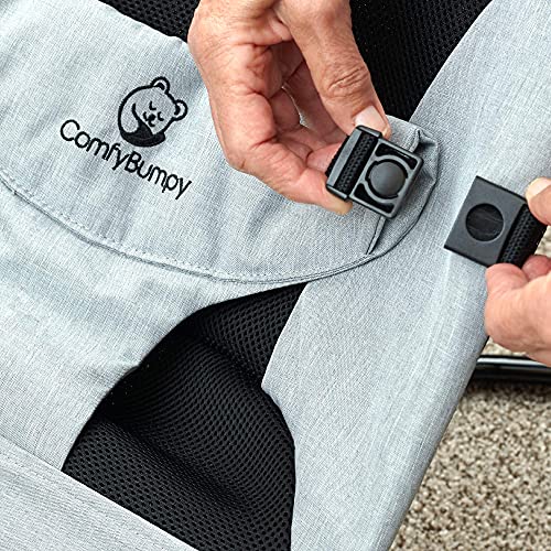 ComfyBumpy Ergonomic Baby Bouncer Seat Bonus Travel Carry Case Safe