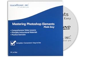 TEACHUCOMP, INC. TEACHUCOMP Video Training Tutorial for Photoshop Elements (R) 2020 DVD-ROM Course and PDF Manual