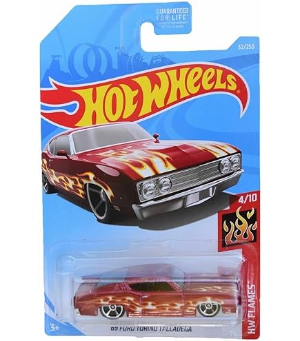 Amazon.com: Hot Wheels Flames Series 4/10 '69 Ford Torino