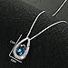 OSIANA Drop-Tear Pendant Necklace with Crystal from Swarovski (Montana)
