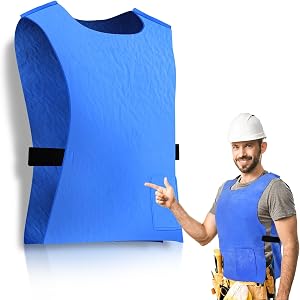 YTCYKJ Cooling Ice Vest for Men and Women,Adjustable Evaporative Cooling Vest for Hot Weather, No Ice or Electricity Needed