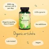 Vegavero Organic Artichoke 40,000 mg High Strength Extract 120 Caps view 3