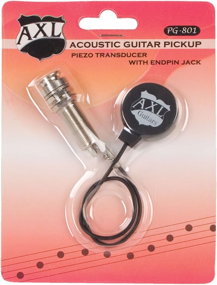 AXL Acoustic Guitar Transducer Pickup with Endpin Jack Amazon.co.uk