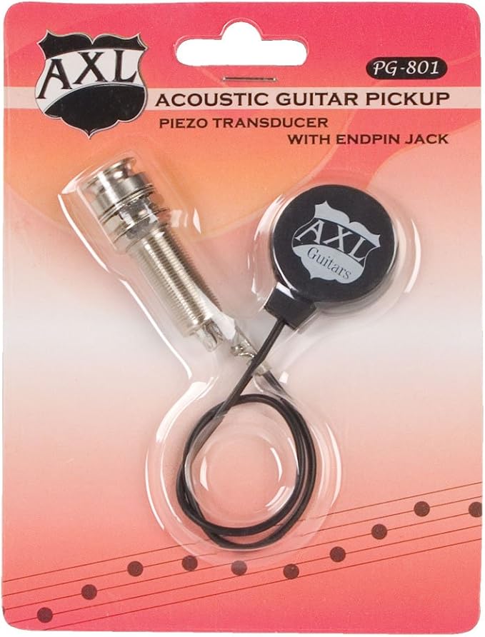AXL Acoustic Guitar Transducer Pickup with Endpin Jack Amazon.co.uk