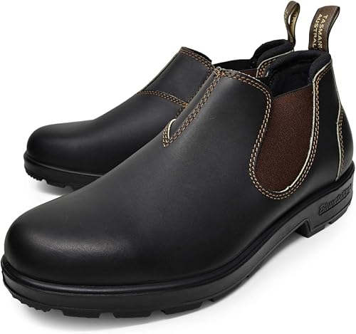 Amazon ブランドストーン サイドゴアブーツ ローカット 本革 日本限定 ブラック ブラウン Uk2 0 Uk11 0 Blundstone ブランドストーン ブーツ